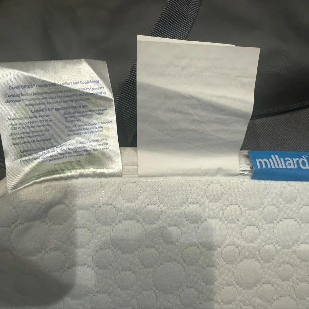 Milliard Foldable Travel Mattress CertiPUR-US Foam w/ Carrying Bag